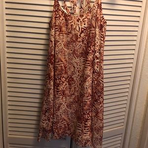 Tribal print short dress